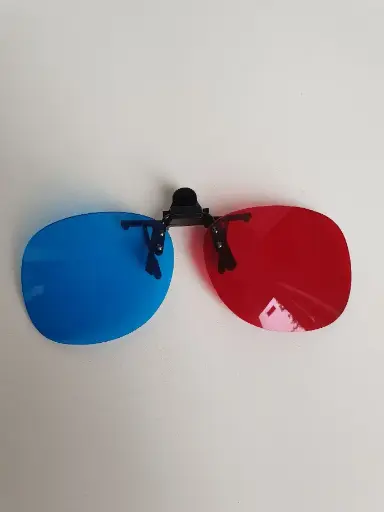 [LUNRBclip] Lunettes Rouge Bleu Clip